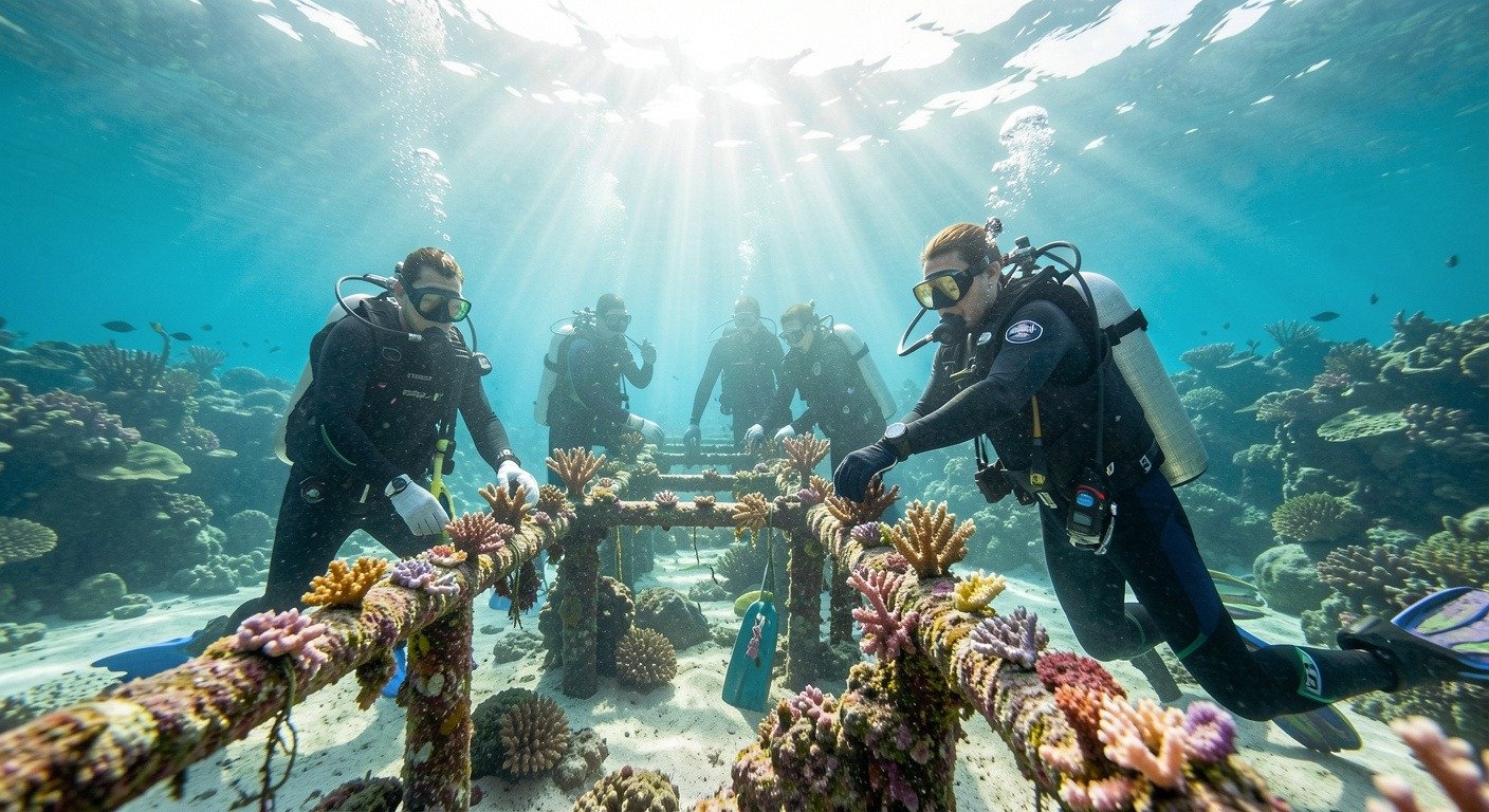 Coral reef restoration projects 2026