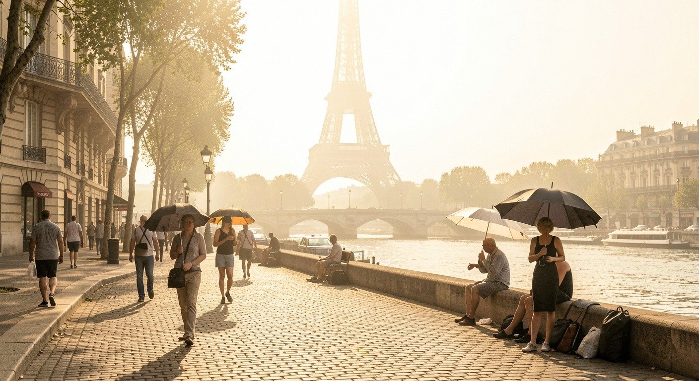 Paris during extreme Europe May heatwave 2026