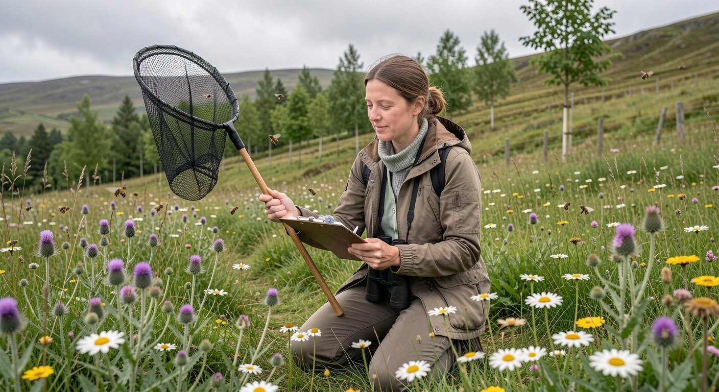 Remote weather monitoring station in mountainous terrain collecting data