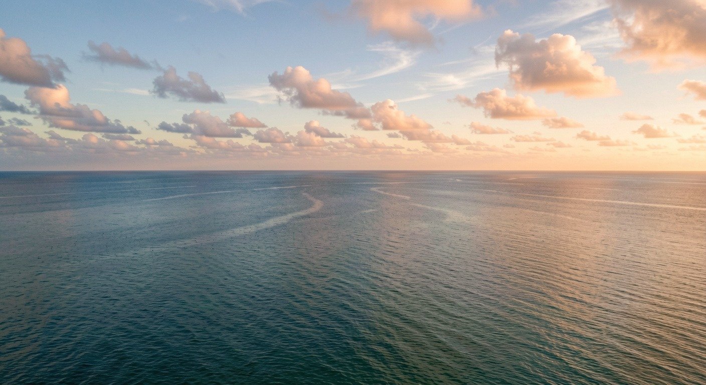 Hurricane formation spiral over the Atlantic Ocean 2026 season